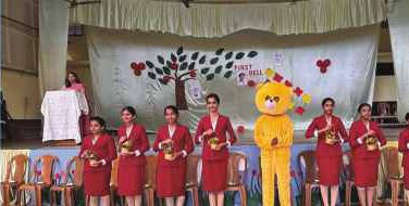 Kindergarten welcome stage presentation