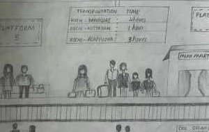 Drawing by Sreelakshmi Rahul