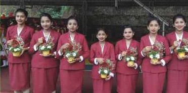 School opening floral welcome ceremony